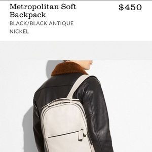 Coach backpack